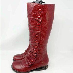 Miz Mooz Red leather boots